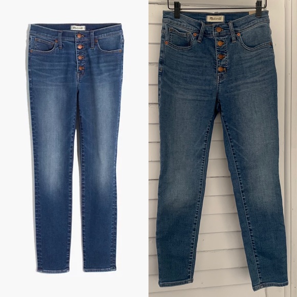 Madewell 9" Mid-Rise Crop Jeans Button Edition S. 27 - Picture 5 of 9